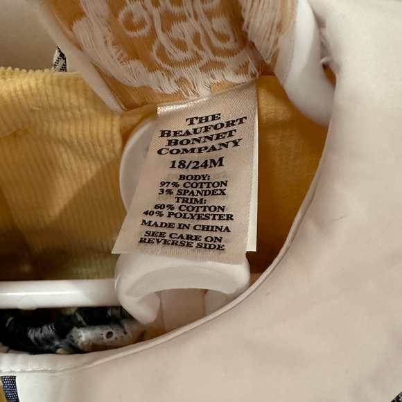 The Beaufort Bonnet Company Yellow Dress with White Collar - Picture 4 of 6